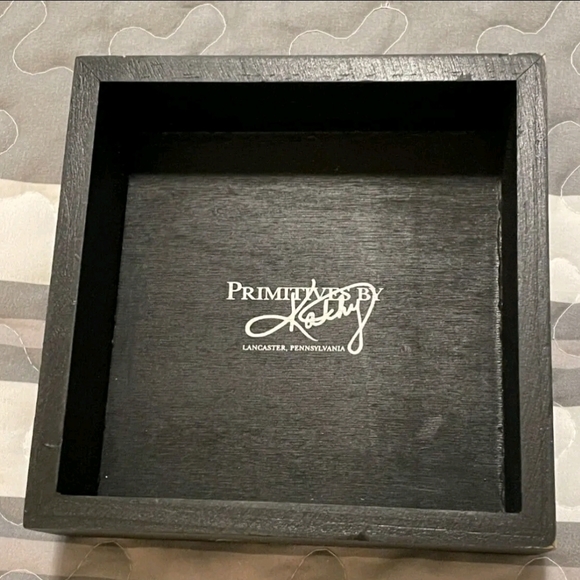 Primitives by Kathy Classic Box Sign, 6 Inches Square, "You Are The Pean… - Picture 3 of 5